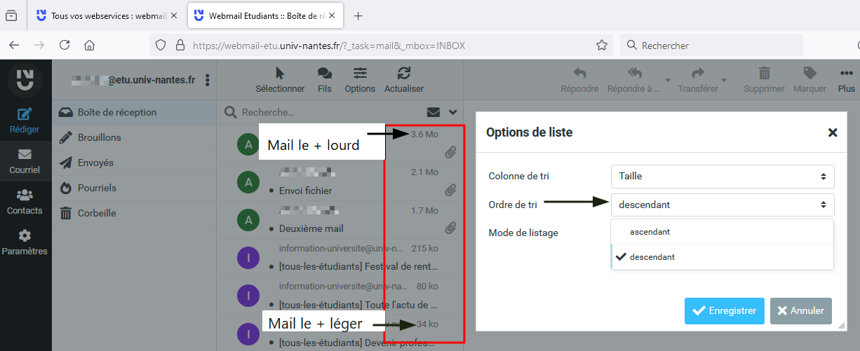 mailunique:documentation:webmail_tri_taille_descendant.png